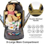 SHARKMOUTH Diaper Bag Backpack for Dad and Mother, Army Molle diaper ... - Image 5