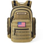 SHARKMOUTH Diaper Bag Backpack for Dad and Mother, Army Molle diaper ... - Image 8