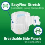 FitRight Bariatric Grownup Diapers, Extremely Heavy Absorbency, 3XL (Waist S... - Image 4