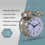 Westclox -Large Ben Twin Bell Alarm Clock | Loud Alarm Clock for Heavy S... - Image 3