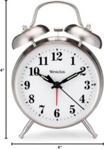 Westclox -Large Ben Twin Bell Alarm Clock | Loud Alarm Clock for Heavy S... - Image 5