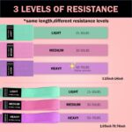 Lengthy and Quick Cloth Resistance Bands with Door Anchor 7 PCS, Non-Sli... - Image 3