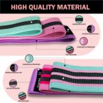 Lengthy and Quick Cloth Resistance Bands with Door Anchor 7 PCS, Non-Sli... - Image 4