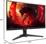 MONITOR acer Nitro 27 Inch WQHD 2560 x 1440 ZeroFrame Design IPS Gamin... - Image 7