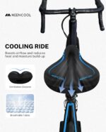 Bike Seat Cushion - Gel Padded Bike Seat Cowl for Males Girls Consolation, ... - Image 6