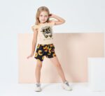 Child Toddler Woman Garments Summer season Ruffle Sleeve Determine Graphic Tee Shirt... - Image 7
