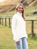 Zeagoo Girls's Turtleneck Sweater 2025 Fall Winter Chunky Knitted Pull... - Image 4