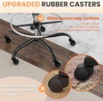 HYLONE Drafting Chair Adjustable, Tall Workplace Chair Lumbar Help Erg... - Image 5