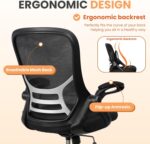 HYLONE Drafting Chair Adjustable, Tall Workplace Chair Lumbar Help Erg... - Image 6