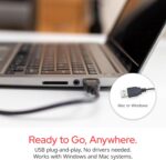 Verbatim Slimline Wired Keyboard and Mouse Combo USB Plug-and-Play Num... - Image 5