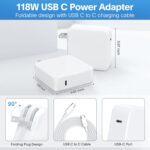 Mac E-book Professional Charger - 118W USB C Charger Quick Charger Suitable with... - Image 5