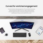 Samsung 27-inch S3 (S39GD) FHD 100Hz Curved Monitor, Recreation Mode, Eye Sa... - Image 4