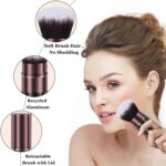 Retractable Make-up Brush,Journey Powder Kabuki Make-up Brush Face Blush ... - Image 5