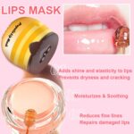 Bee Propolis Honey Lip Balm - Deeply Moisturizing Lip Sleeping Masks fo... - Image 3