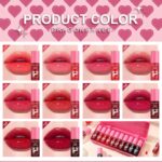 10 Colours Lip Tint Stain Set,Korean Lip Gloss,Watery Lip Stain Mini Li... - Image 5