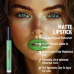 BOBISUKA Eyeshadow + Matte Lipstick Make-up Set, 6 Colours Inexperienced Pink Shi... - Image 4