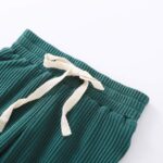 New child Child Boy Woman Garments Ribbed Knitted Cotton Lengthy Sleeve Romper... - Image 4