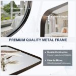 ANDY STAR Oval Mirrors for Lavatory, 20x30 Bronze Lavatory Self-importance Mirr... - Image 4