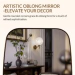 ANDY STAR Oval Mirrors for Lavatory, 20x30 Bronze Lavatory Self-importance Mirr... - Image 6