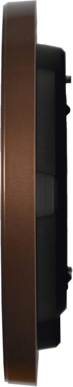 Seiko 11 Inch Oita Wall Clock, Metallic Brown - Image 3