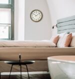 Seiko 11 Inch Oita Wall Clock, Metallic Brown - Image 5