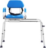 VEVOR Sliding Tub Switch Bench with 360 Diploma Swivel Seat, Sliding ... - Image 5