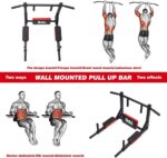 BESTHLS Pull Up Bar Equipment - 4 Pack of Wall Mounted Iron J Hooks ... - Image 4