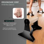 PULLUP & DIP Parallettes - Push Up Handles with Ergonomic Picket Handl... - Image 3