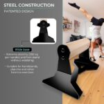 PULLUP & DIP Parallettes - Push Up Handles with Ergonomic Picket Handl... - Image 4