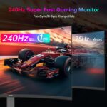 KTC 32 Inch 240Hz Curved Gaming Monitor, 2K 1440P Laptop PC Monitor ... - Image 3