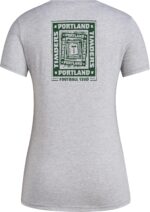 adidas Girls's Portland Timbers Native Warp Pre-Sport Brief Sleeve T-Shi... - Image 3