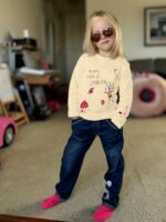 LUKYCILD Toddler Woman Garments Child Woman Lengthy Sleeve Prime + Denims Pants ... - Image 3