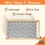 Expensive Child Gear - Child Crib Sheets - Toddler Mattress Sheets - Breathable Fi... - Image 3