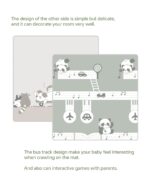 Child Ground Play Mat 47"x47" Child Playpen Mat, Foldable Child Lady Playm... - Image 4