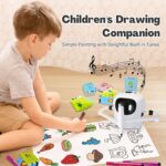 Drawing Robotic for Youngsters with 150 Playing cards, Voice Interactive Instructional D... - Image 4