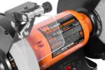 WEN BG4282 4.8-Amp 8-Inch Single Velocity Bench Grinder with LED Work Lig... - Image 4