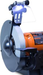 WEN BG4282 4.8-Amp 8-Inch Single Velocity Bench Grinder with LED Work Lig... - Image 5