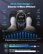 MERACH Below Desk Elliptical Machine, Leg Exerciser Whereas Sitting for ... - Image 3