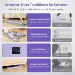 Pilates Reformer- Foldable Pilates Board, Pilates Machine with Resista... - Image 4