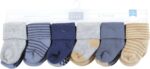 Hudson Child Child Toddler Boy Cotton Wealthy New child and Terry Socks, Blue ... - Image 3