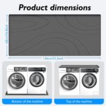 Washing Machine Drain Pan Silicone mat,Giant 53.5" X 26.8" Non-Slip Wa... - Image 3