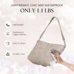 VONAL Hobo Crossbody Luggage for Girls, Vegan Leather-based Purses Shoulder Han... - Image 3