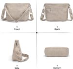 VONAL Hobo Crossbody Luggage for Girls, Vegan Leather-based Purses Shoulder Han... - Image 7