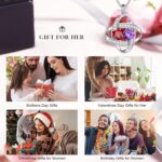 Iefil Christmas Items for Girls - 925 Sterling Silver Love Knot Neckla... - Image 5