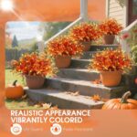 Synthetic Fall Flowers for Open air,36 pcs Fake Open air Crops Reali... - Image 4