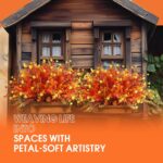 Synthetic Fall Flowers for Open air,36 pcs Fake Open air Crops Reali... - Image 8