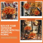 Synthetic Fall Flowers for Open air,36 pcs Fake Open air Crops Reali... - Image 9