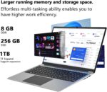 laptop computer 16-inch 8GB DDR 256GB SSD moveable laptop computer laptop, expandable ... - Image 5