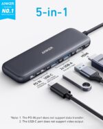Anker USB C Hub, 5-in-1 USBC to HDMI Splitter with 4K Show, 1 x Pow... - Image 3