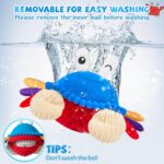 Child Toys 12-18 Months, Musical Crawling Crab Plush Toy - 40 Songs & R... - Image 4